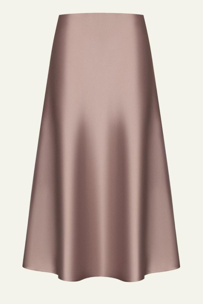 Skirt made of flowing fabric, Totti, RUB 5,586.  (totti-shop.ru)