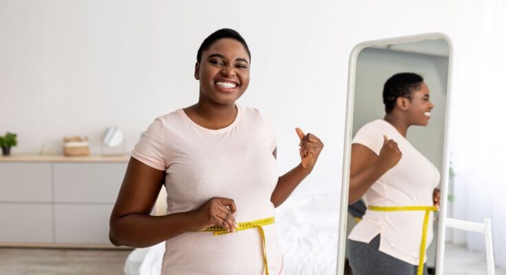 What is the impact of self-kindness in losing weight?