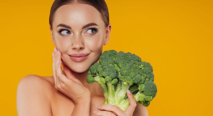 Tok beauty: the broccoli technique to create false freckles
