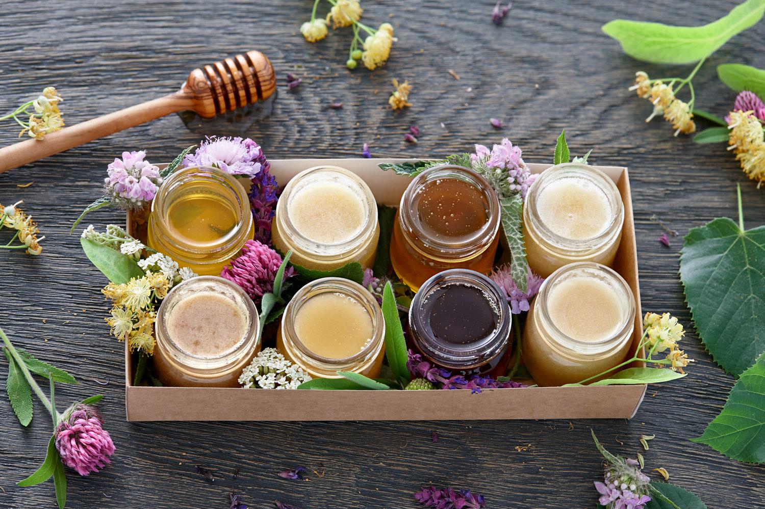 There are dozens of commercial names of honey, but there are only two basic types
