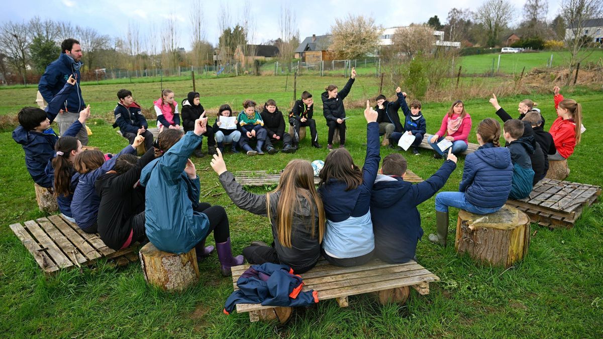 In Belgium, the “outdoor school” connects children with nature