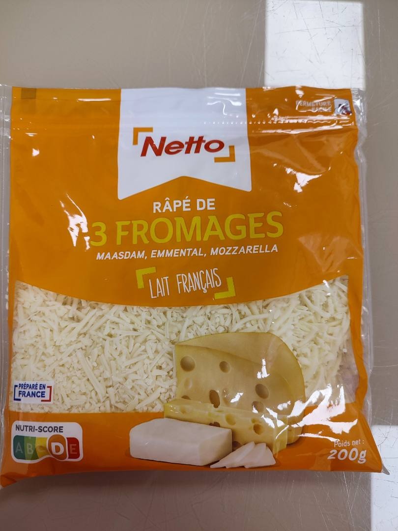 Recall of grated cheeses distributed by Netto