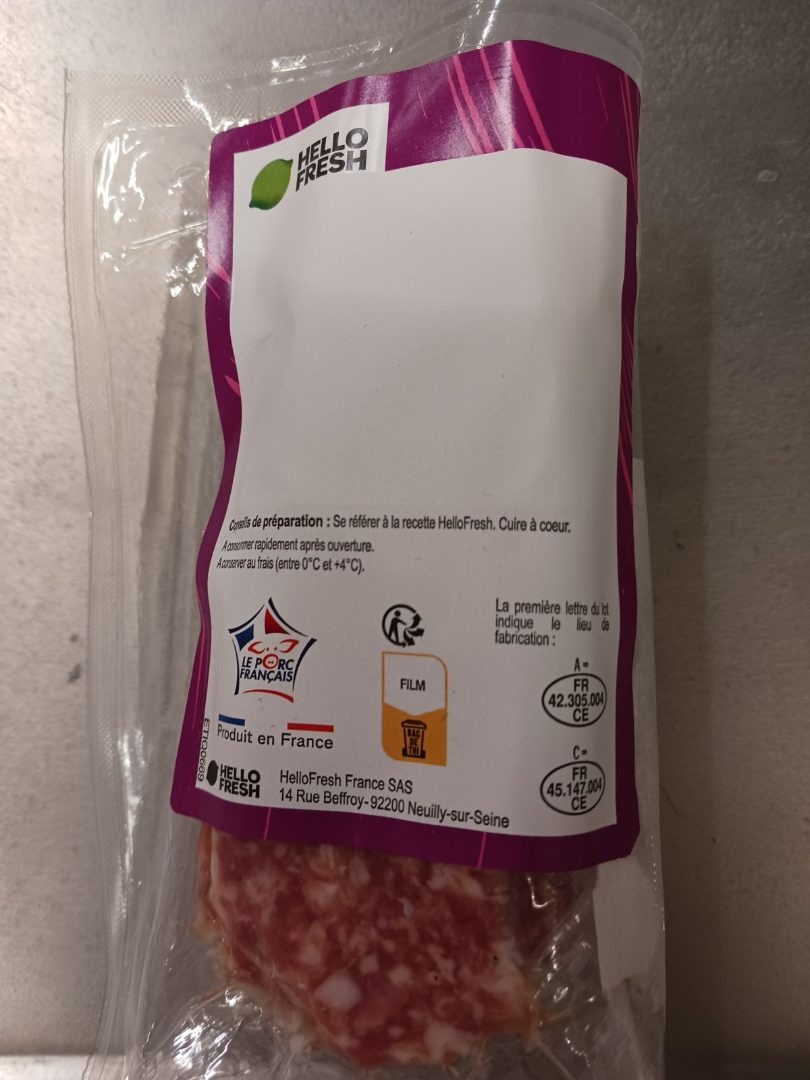 recall of Toulouse sausage