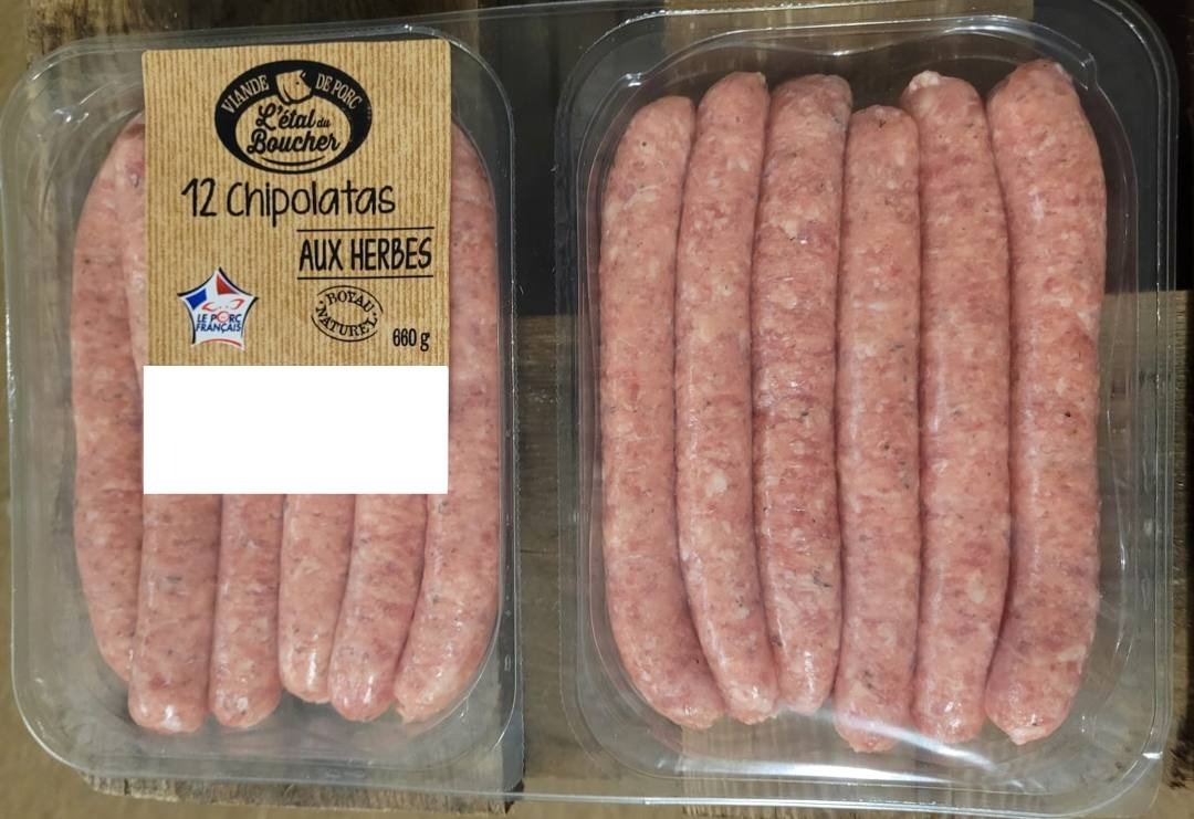 recall of herb chipolatas