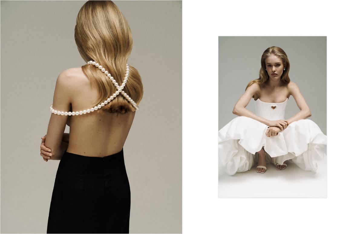 Pearls, cotton and linen: what surprises the ALINE brand