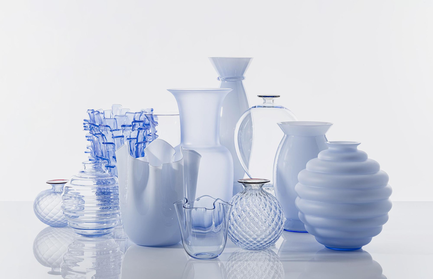 The Venini brand has released a new collection of Iceberg vases