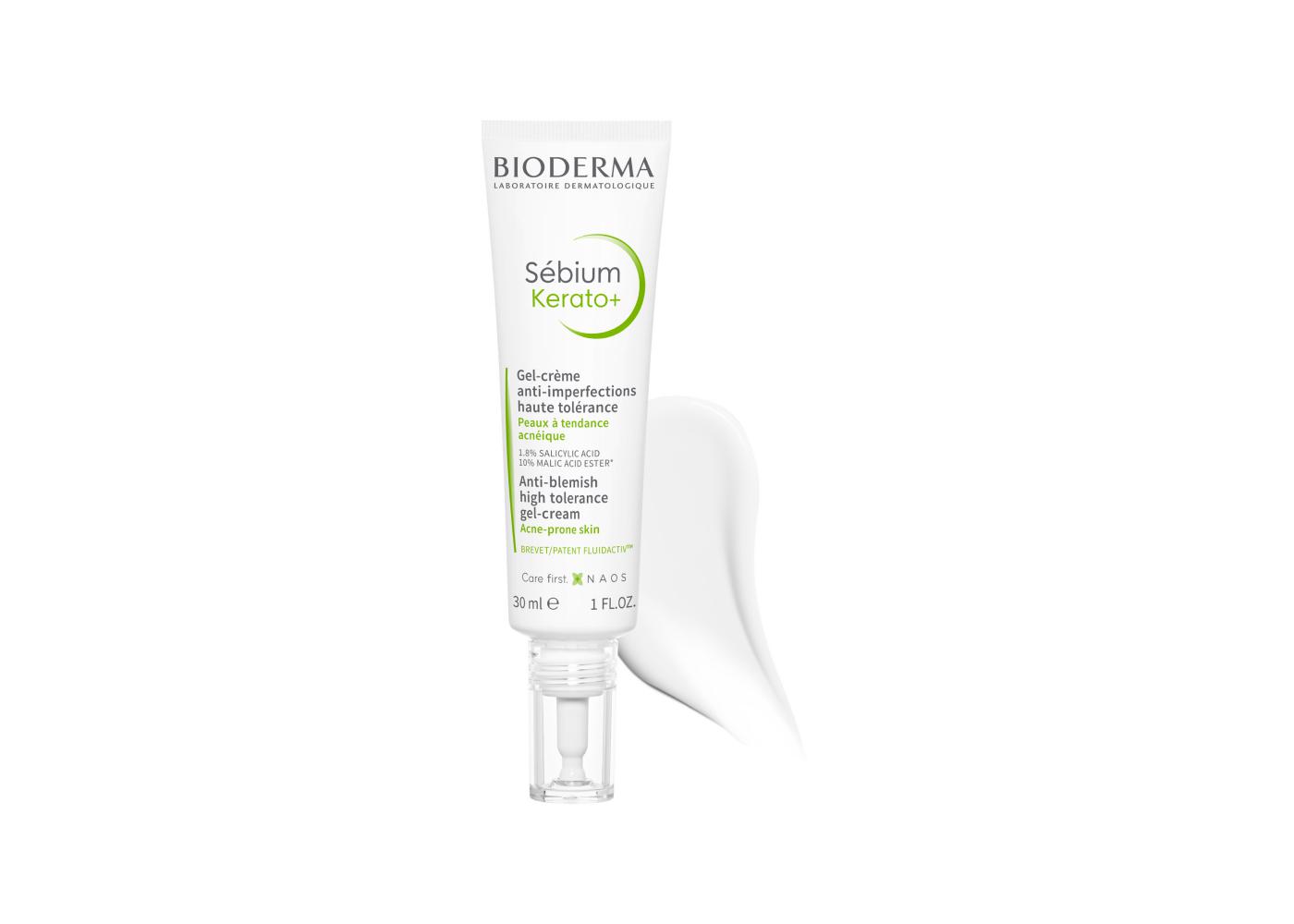 Moisturizing gel-cream with a light texture on an oil-free basis Sebium Kerato+, Bioderma