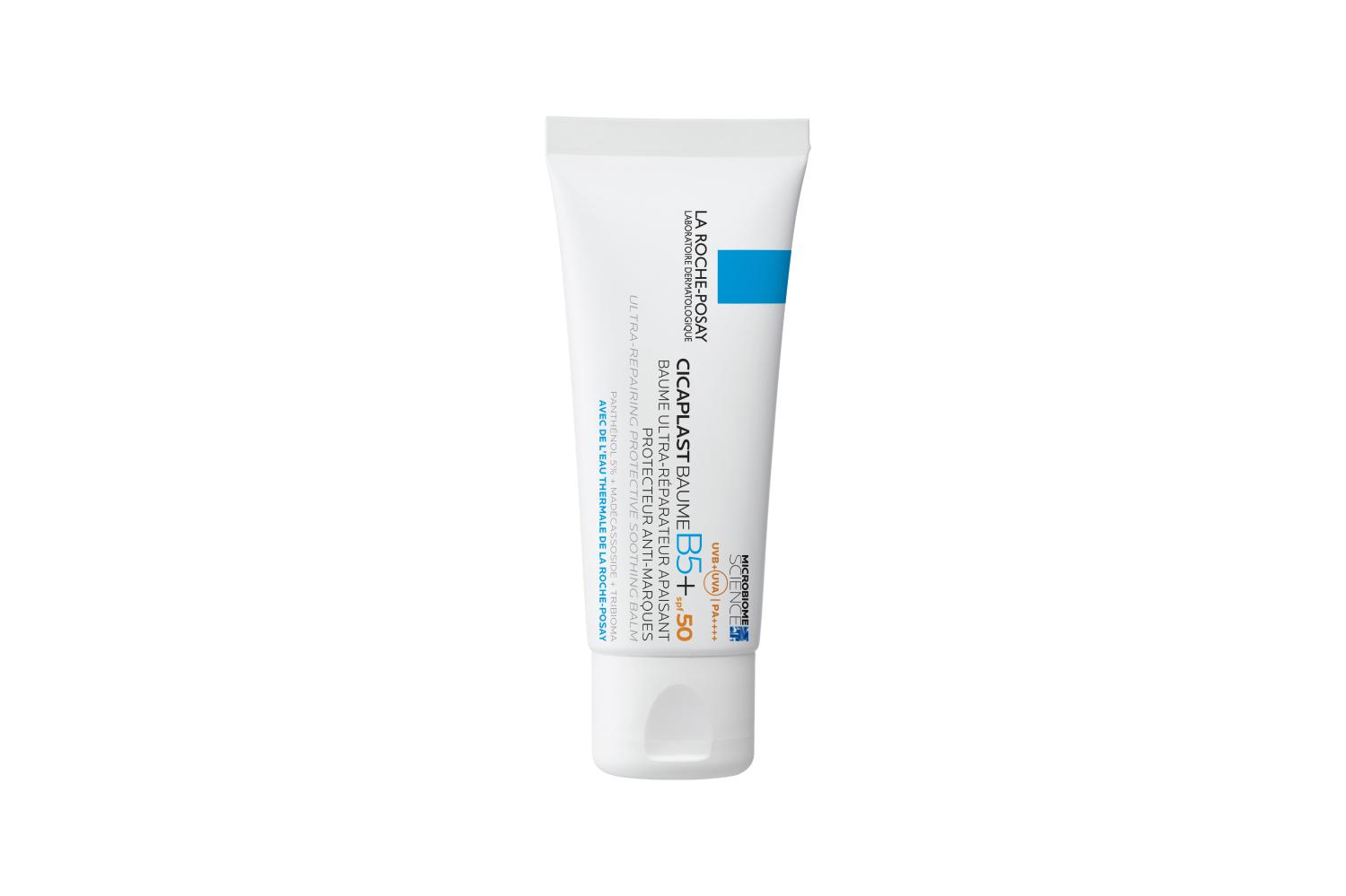 Restorative and healing agent for irritated skin Cicaplast Baume B5 SPF50, La Roche-Posay, 1006 rub. (Eapteka)