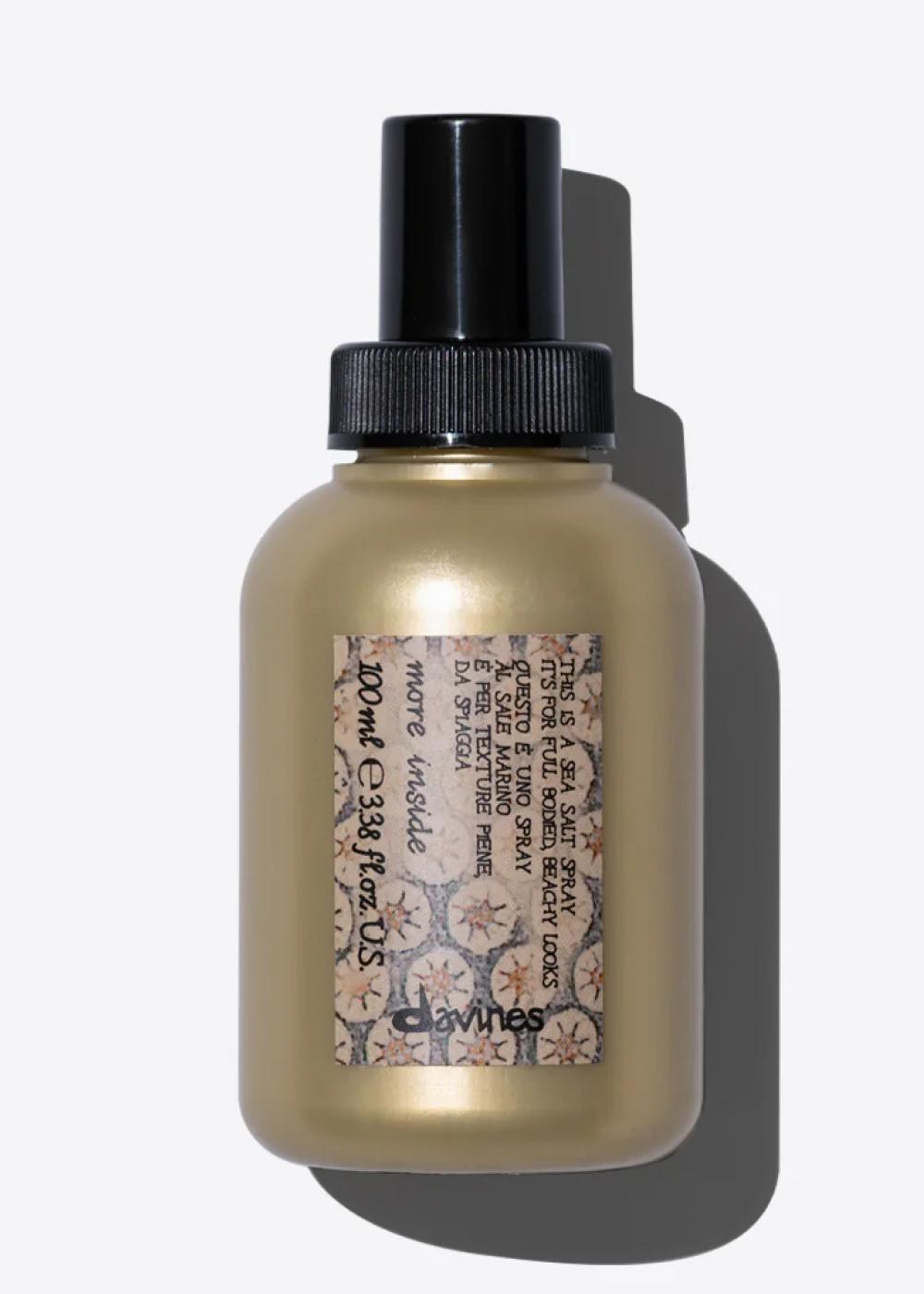 Spray with sea salt for voluminous loose styling More Inside, Davines, 3800 rub. (davines.ru)