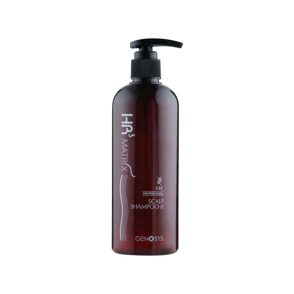 Sulfate-free shampoo against hair loss HR3 Matrix Scalp Shampoo α, Genosys, 6720 rub. (estelab.ru)