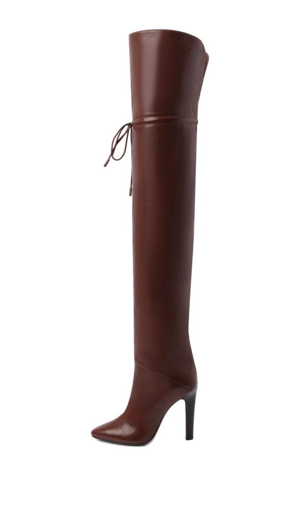 Over the knee boot, Saint Laurent, RUB 184,000. (tsum.ru)