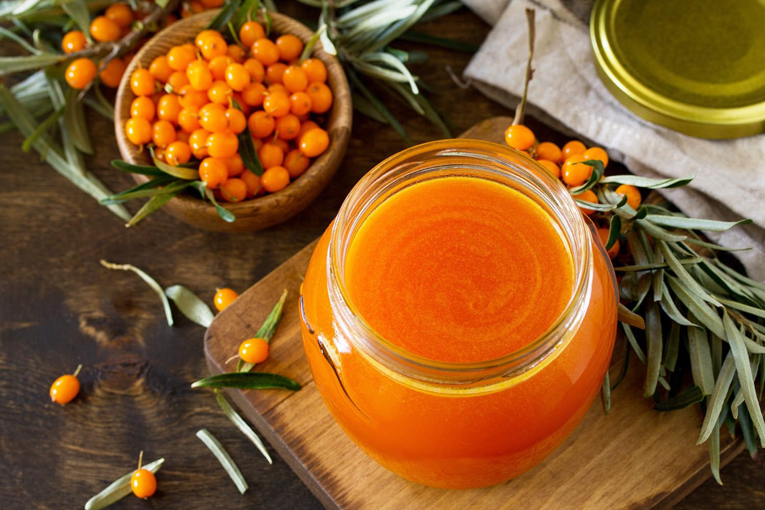 The vitamin C content of sea buckthorn is higher than that of oranges, peaches and mangoes.

